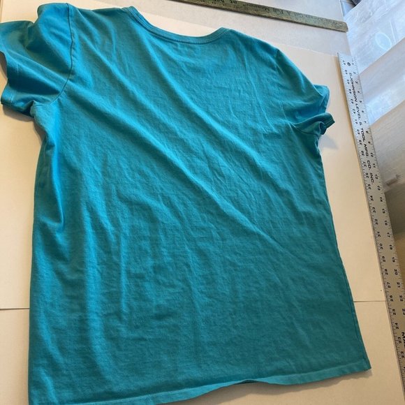 Life is good Womens xl Crusher Tee Teal Sun Offroad Scoop Neck T Shirt - Picture 7 of 7